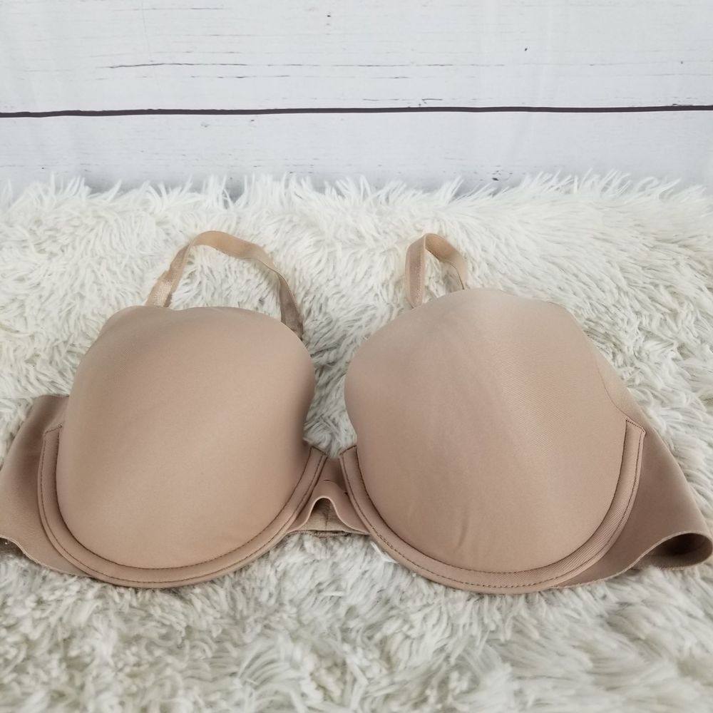 Warner's Underwire Tan Bra Size 34C Demi Comfort